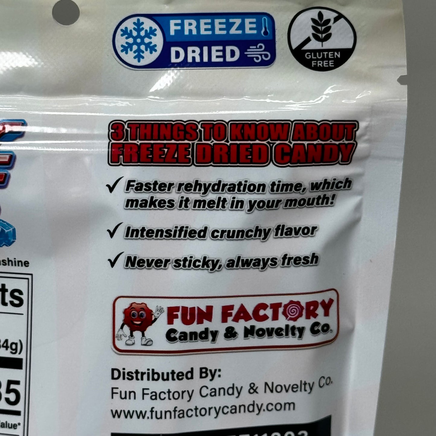 FUN FACTORY (3 PACK) Freeze Dried Candys Strawberries & Cream 1.2oz BB 05/26