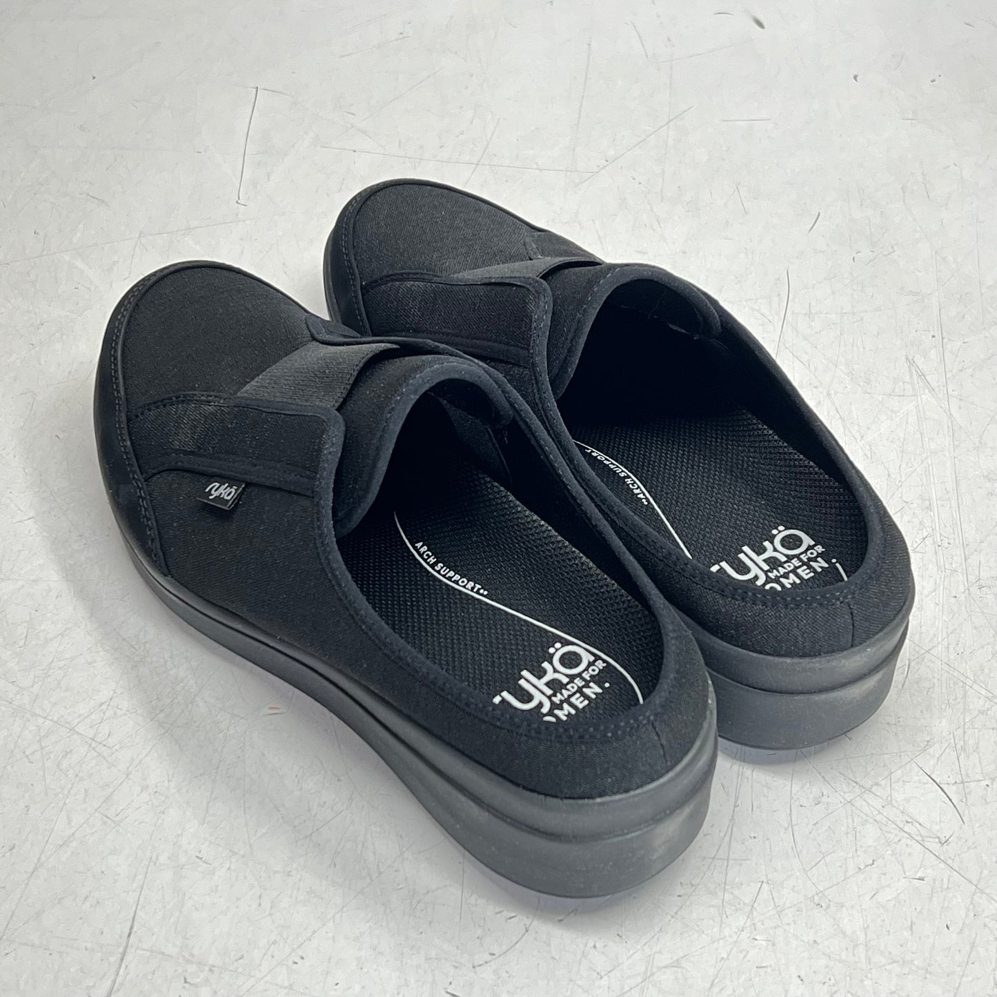 RYKA Washable Athletic Mules Lounge Comfort Sneakers Women's Sz 10W Black