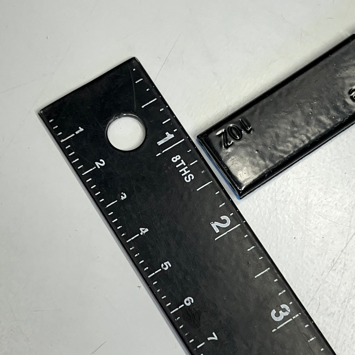 ZA@ (1 BOX, 16 STRIPS) Adhesive Wheel Weight Low Profile 1oz Black FE-1000BET