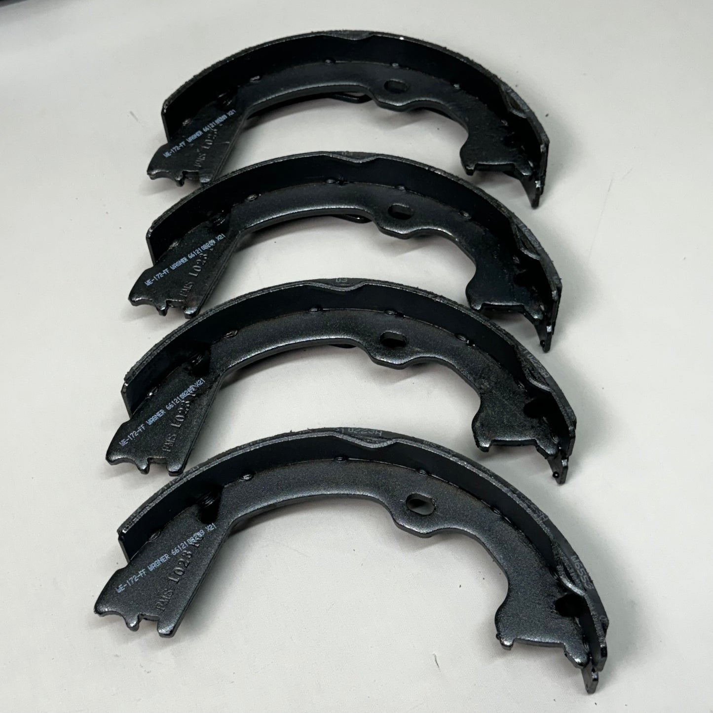 WAGNER QS Ceramic Disc Brake Shoes Set 7 1/2" x 4 1/2" Black Z1023