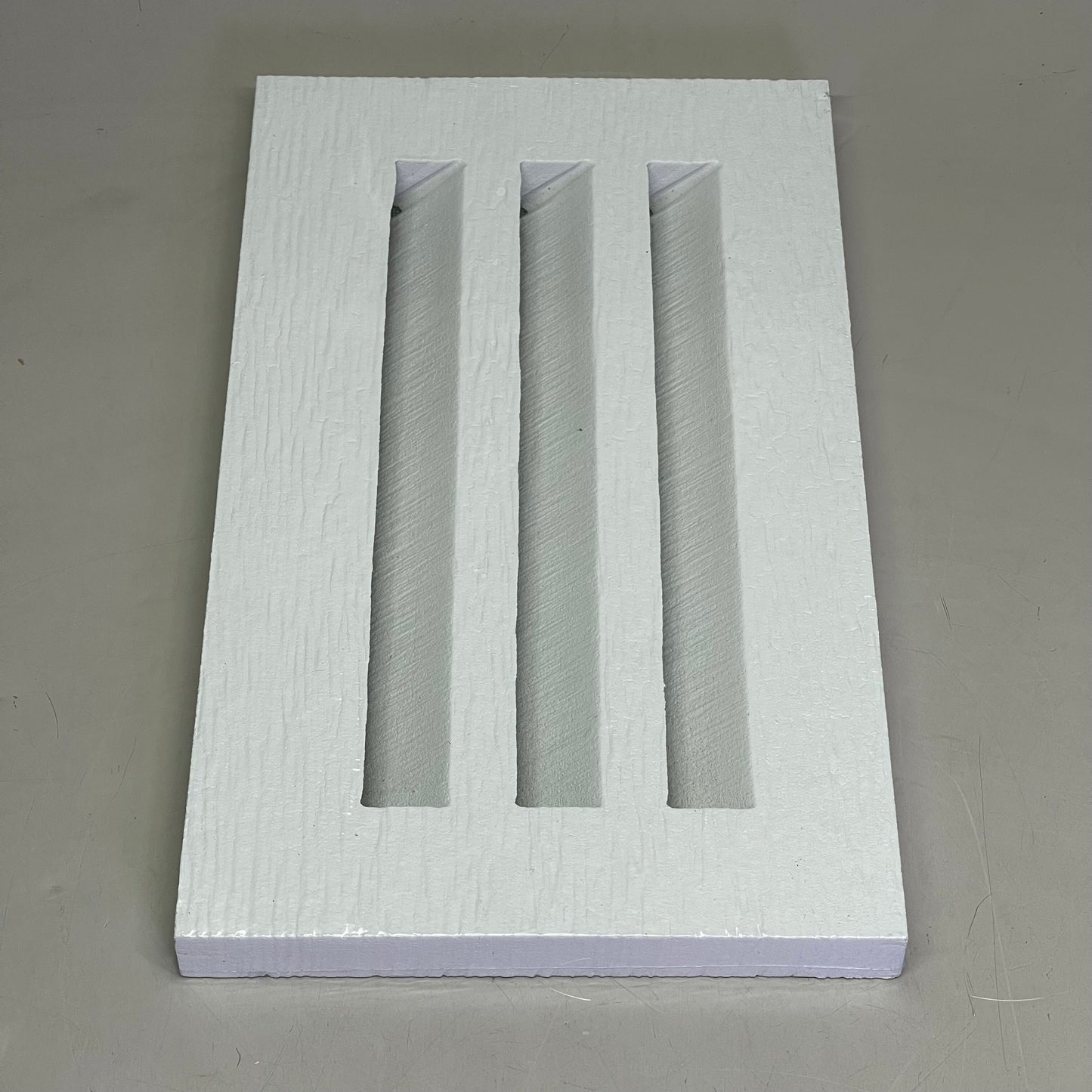 PORTLANDPRODUCTS (10 PACK) Rustic House Vent O/D 9.25" x 16" with 1" x 12" Slots Arctic White AWR408HV