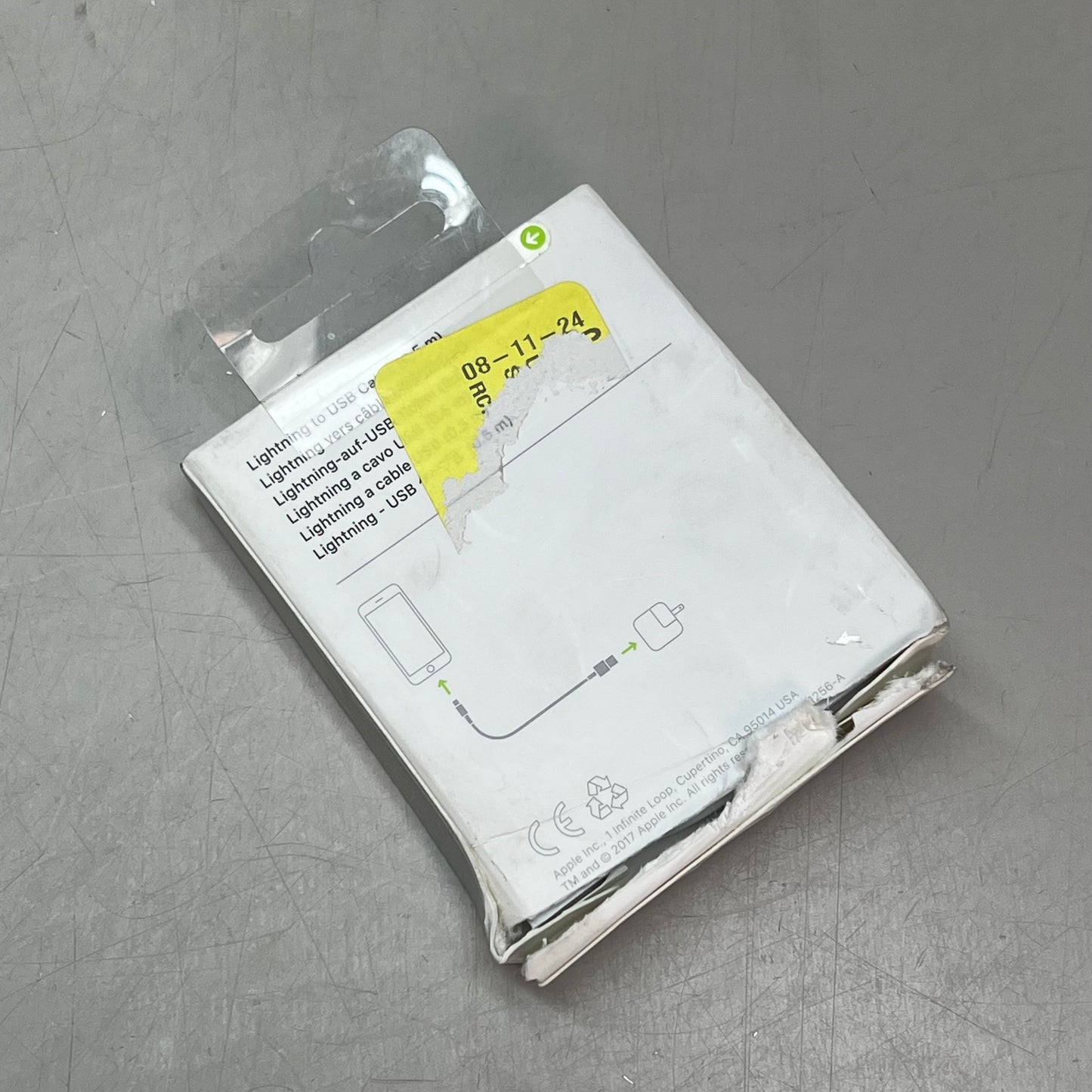 APPLE Fast Charging Lighting To USB Cable (0.5M) White ME291AM/A (Return)