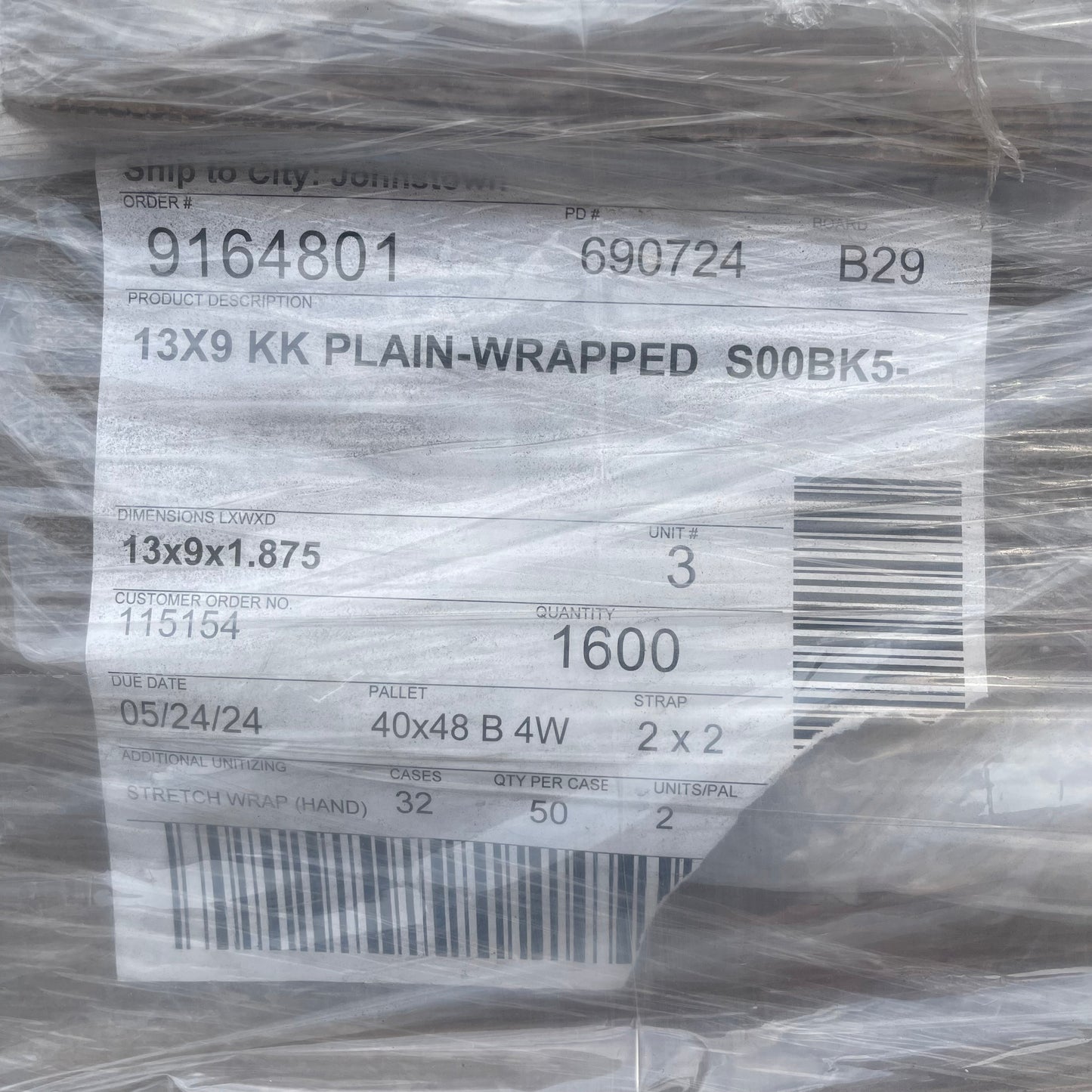 ZA@ Pallet of Plastic Ziplock Slider Bags with Antineoplastic Drug Label 12"x15" (BAGS ONLY)