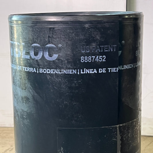 ROTBLOC Groundline, Commercial Roll 8887452 20"W Black