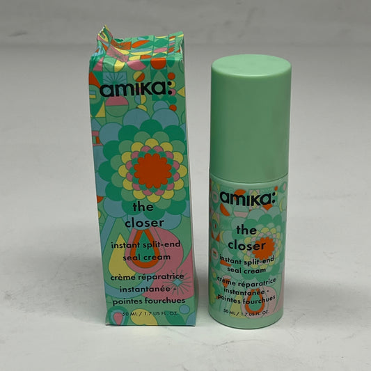 AMIKA The Closer Instant Split End Seal Cream Smooths + Eliminates  1.7 fl oz
