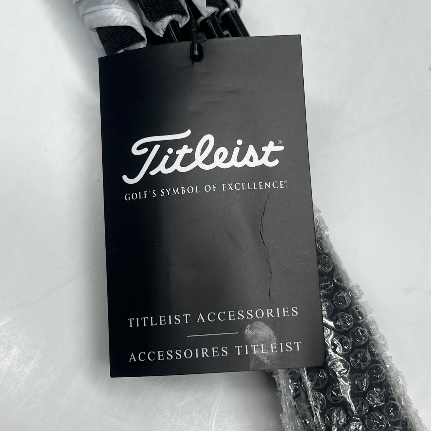 TITLEIST Tour Double Canopy Umbrella Uv Coating 68" Coverage Black TA23TDCU-01
