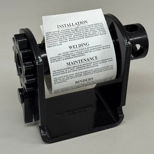 BUYERS Standard Sliding Truck Winch 4" Black 1903030
