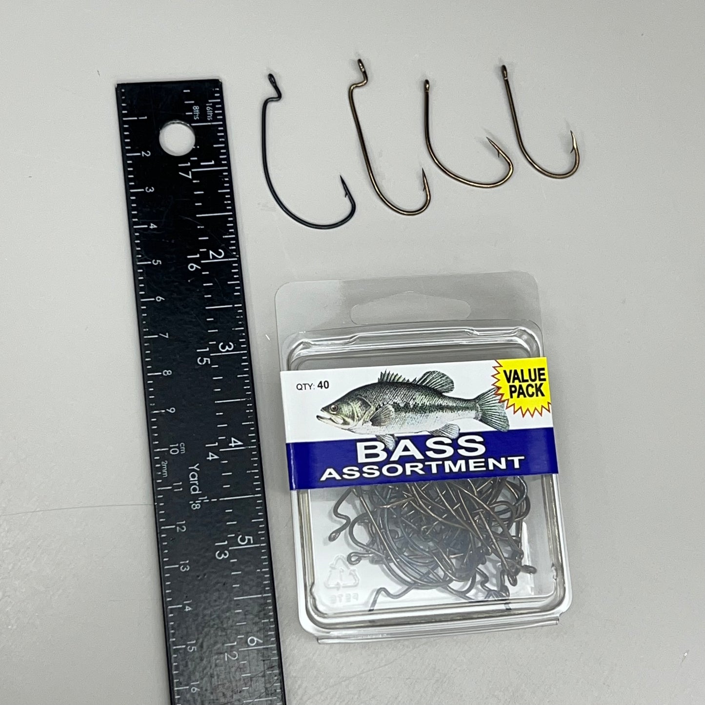 EAGLE CLAW (2 PACK) Bass Hook Assortment Value Pack Black/Bronze 40pc SPBASS