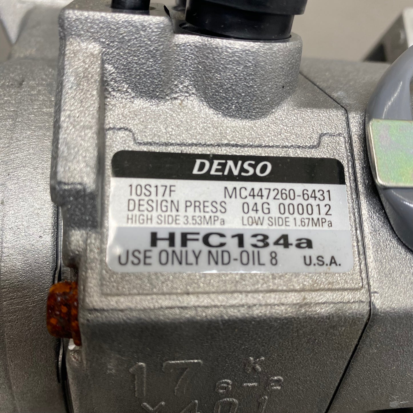 DENSO A/C Compressor & Clutch Dor Cadillac, Chevy, Hummer Etc As-is (See Images)471-0315