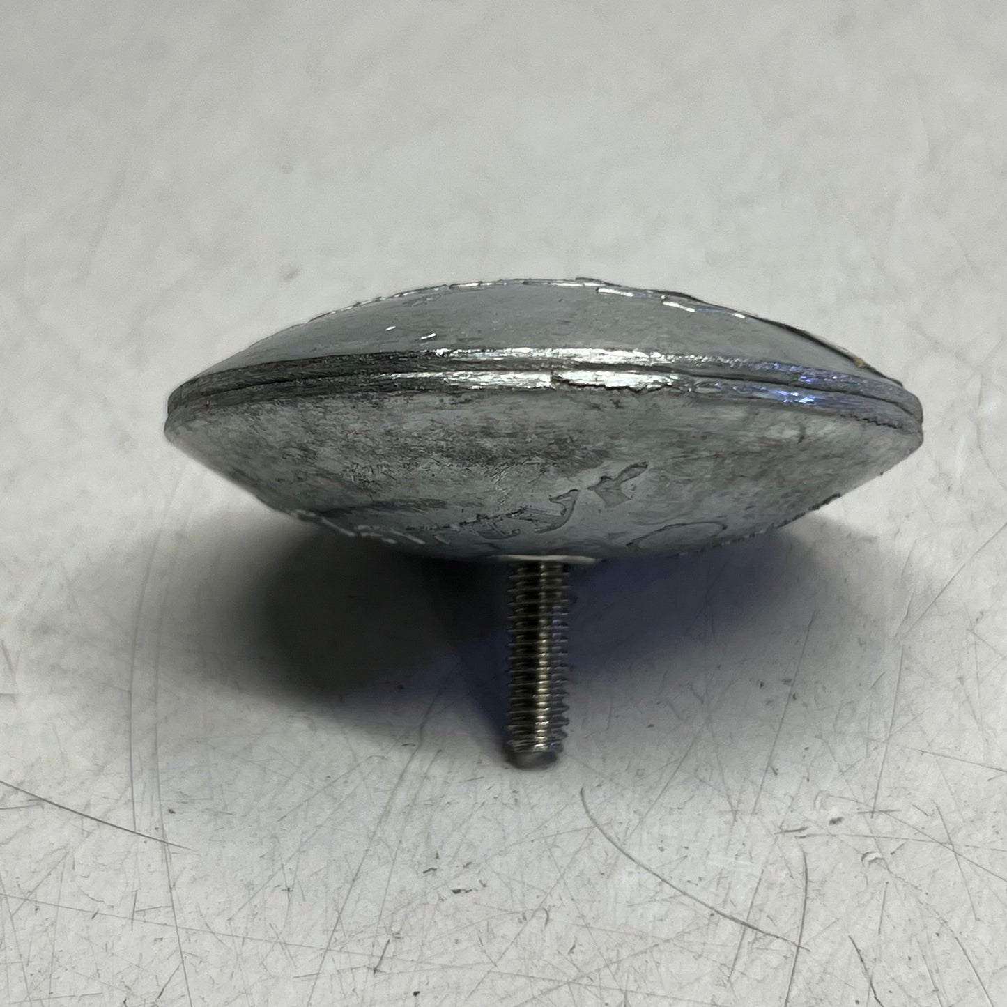 MARTYR Zinc Rudder & Trim Anodes 2-13/16 Zn W/Slot Steel CMR02