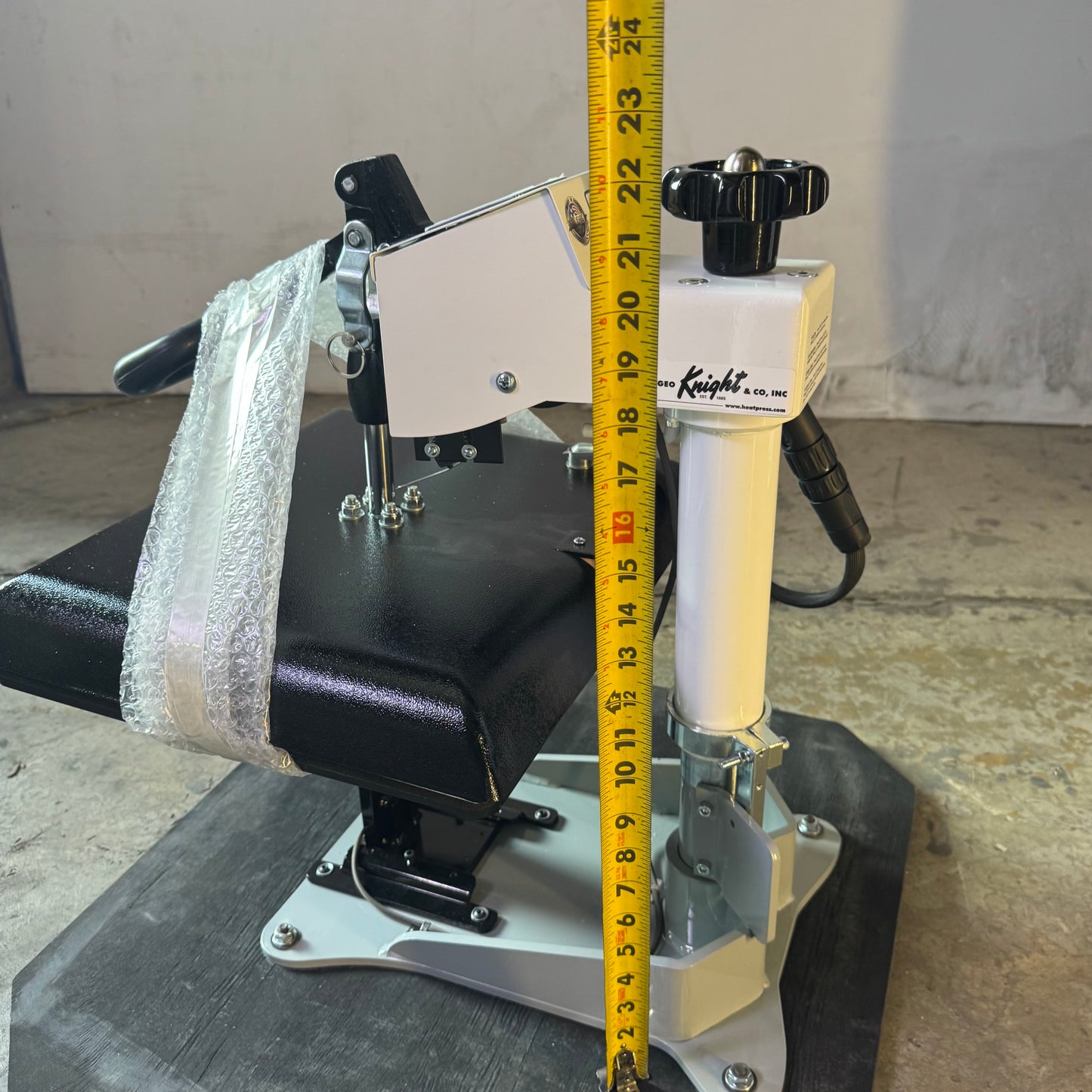 KNIGHT Digital Combo C16 Swing-Away Heat Press - 120V 1500W Sz 20"L x 15.5"W x 22"H