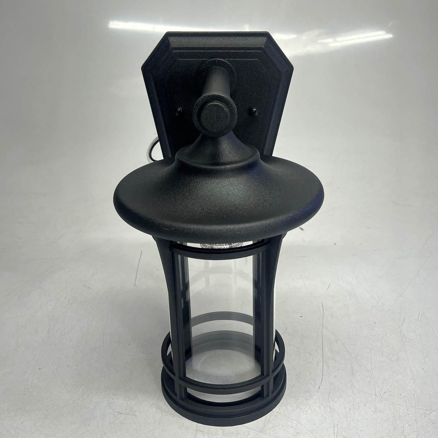 QUORUM  Main Street Haley Tall Outdoor Wall Sconce 13" Matte Black 718-12-69