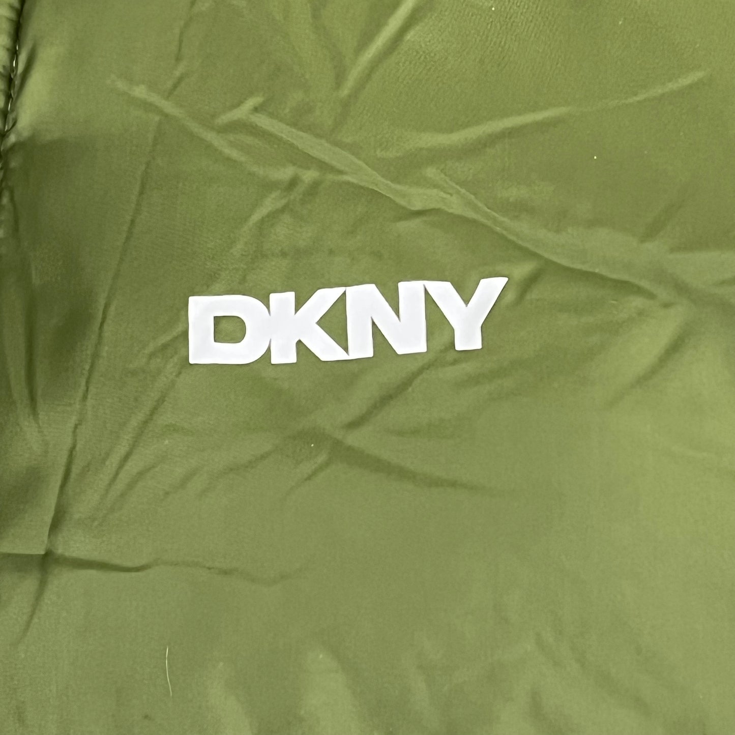 DKNY Boys' Winter Jacket Insulated Quilted Puffer Parka 14/16 Olive