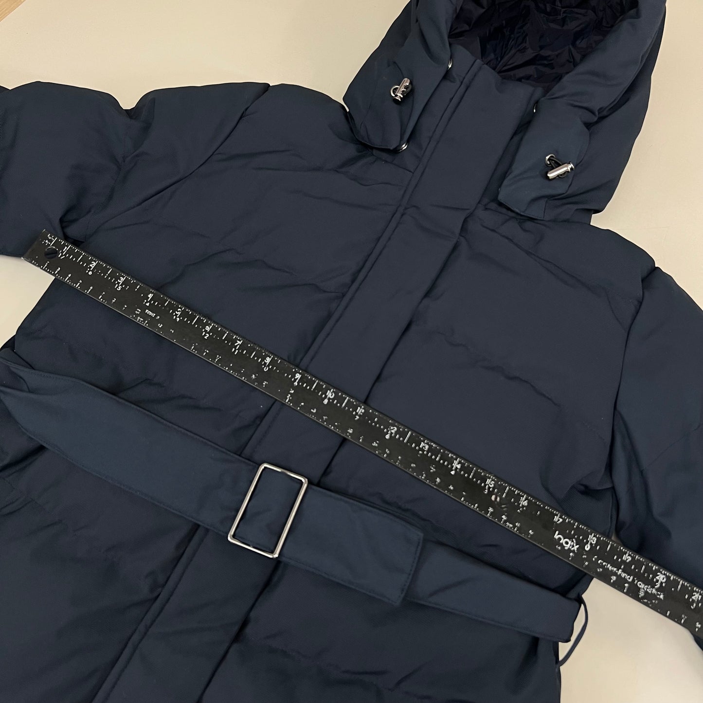 SAMSHIELD Michaela Equestrian Winter Rain Coat Rain Jacket Women's Sz S Navy Blue