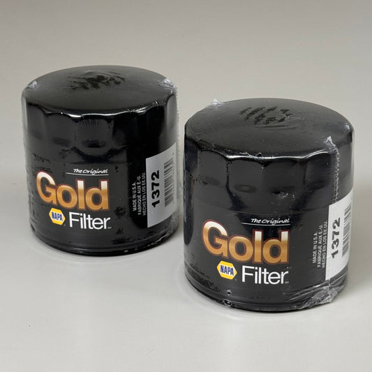 NAPA (2 PACK) Original Gold Filter Enhanced Cellulose M22-1.5 Thread Size 1372