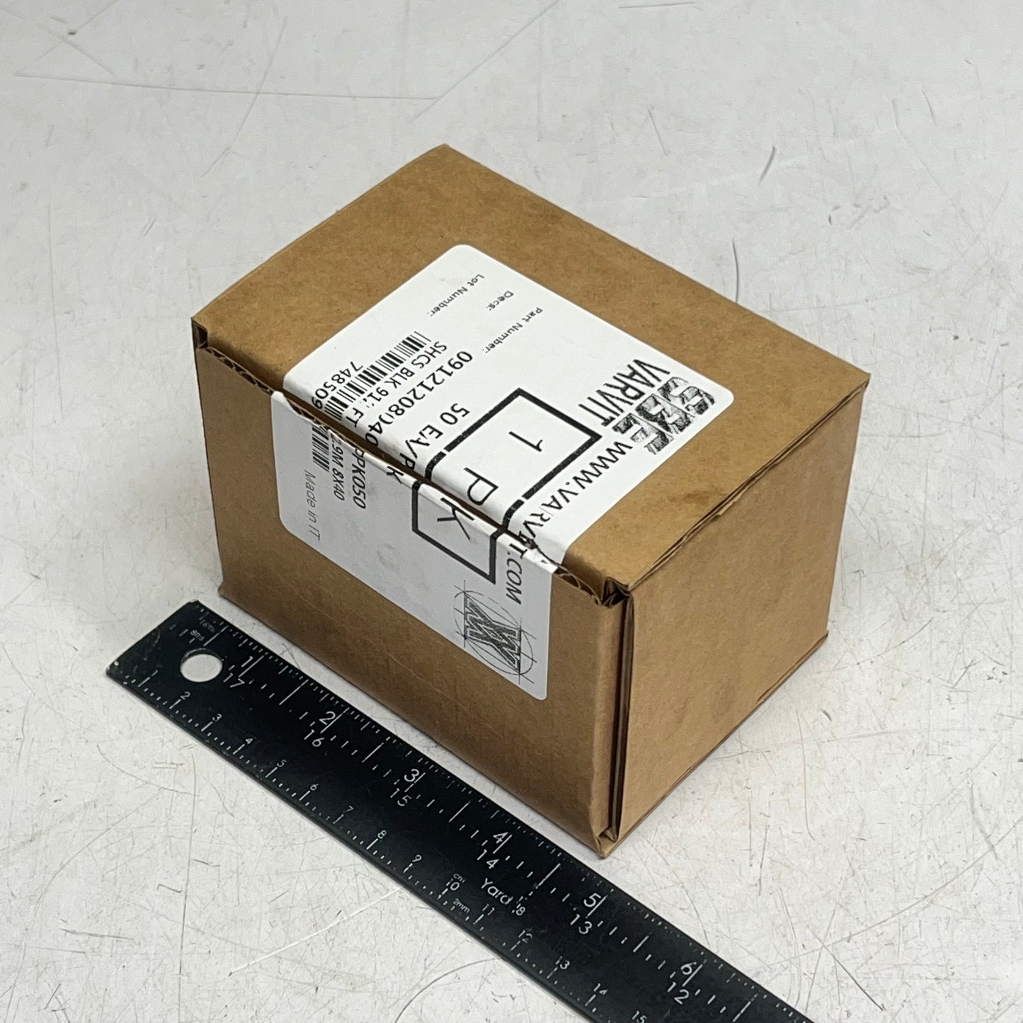 SBE VARVIT (50 PACK) Socket Head Cap Screws 912' 12.9m 8X40 Blk 09121208040PK050