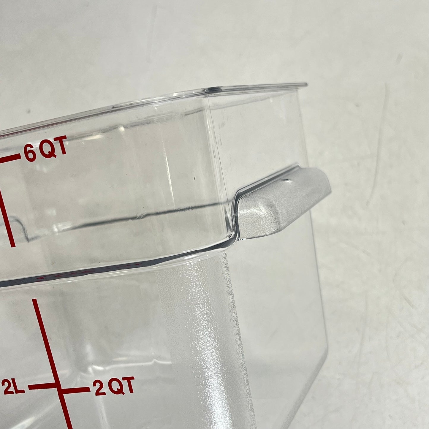 CARLISLE  (SET OF 6) Squares Polycarbonate Food Storage Container  6 qt 1195207