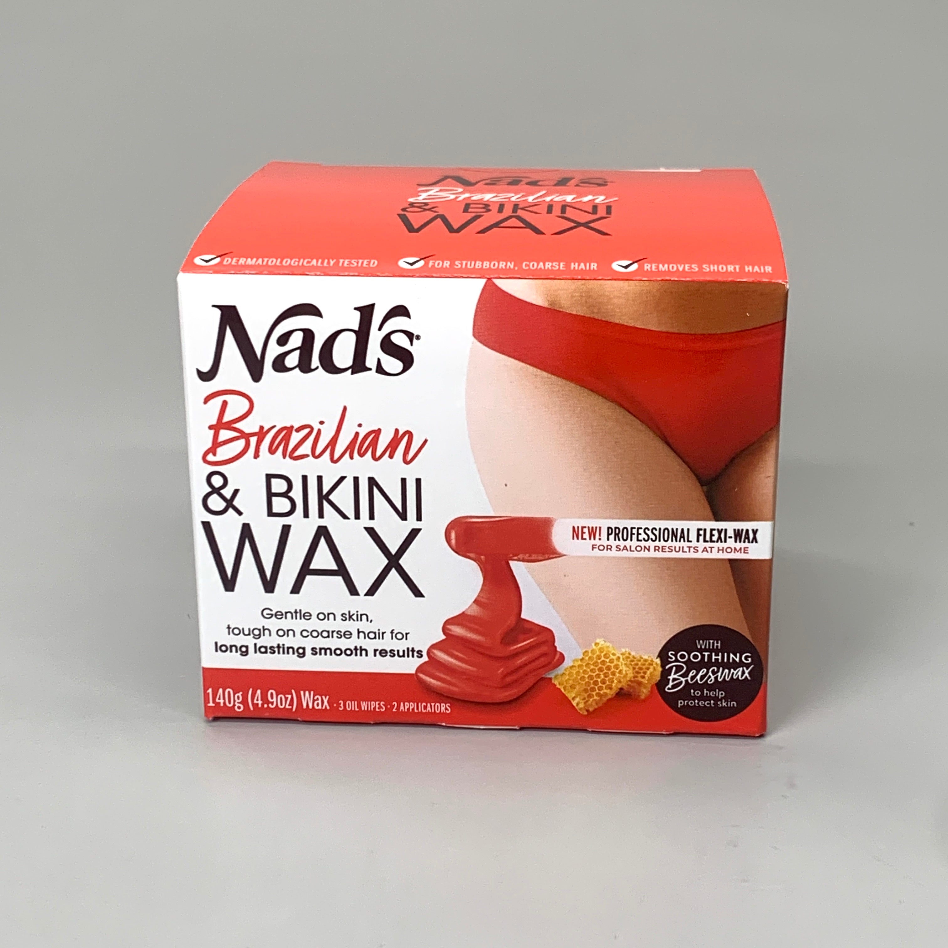 NADS Brazilian and Bikini Hair Removal Wax Soothing Beeswax