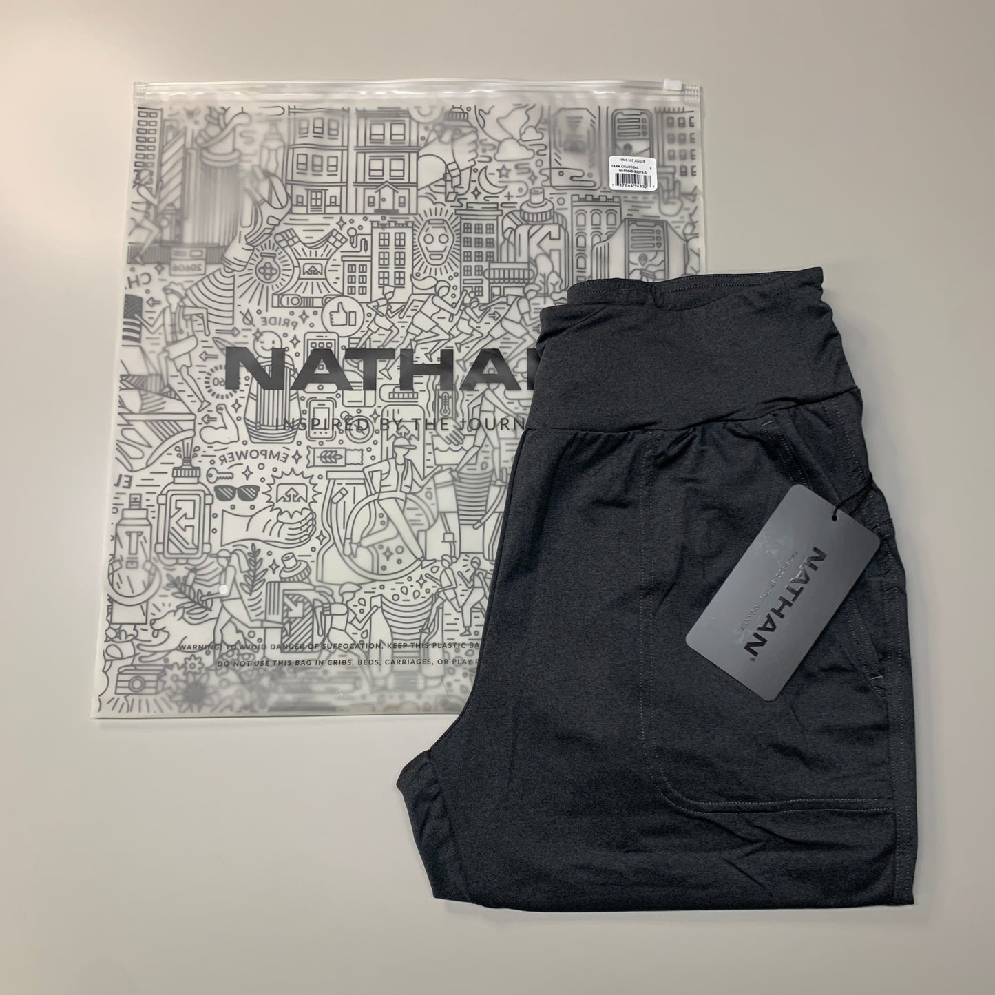 NATHAN 365 Jogger Women's Dark Charcoal Size M NS50640-80078-M