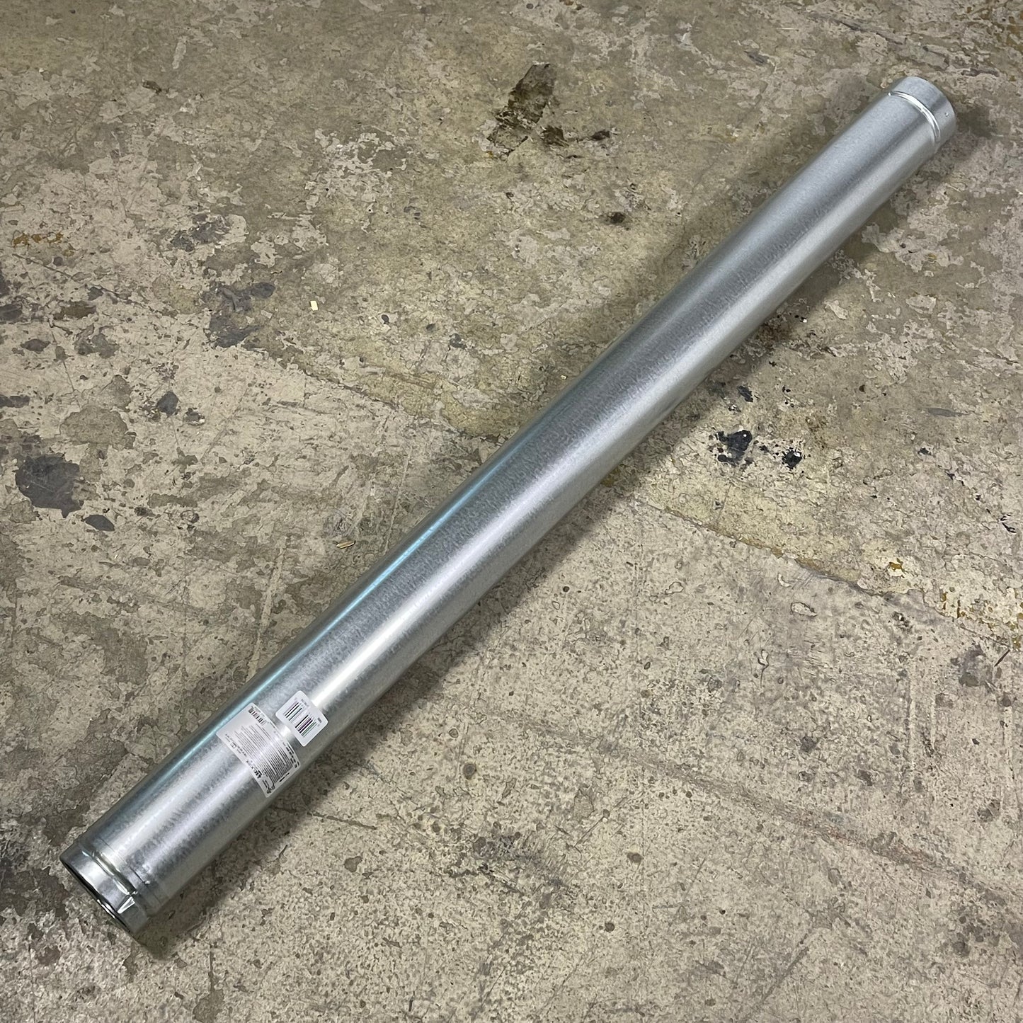 SELKIRK (6-Pack) Duravent Locktab Double Wall Round Gas Pipe 4" Dia x 5' L Steel 4RV5