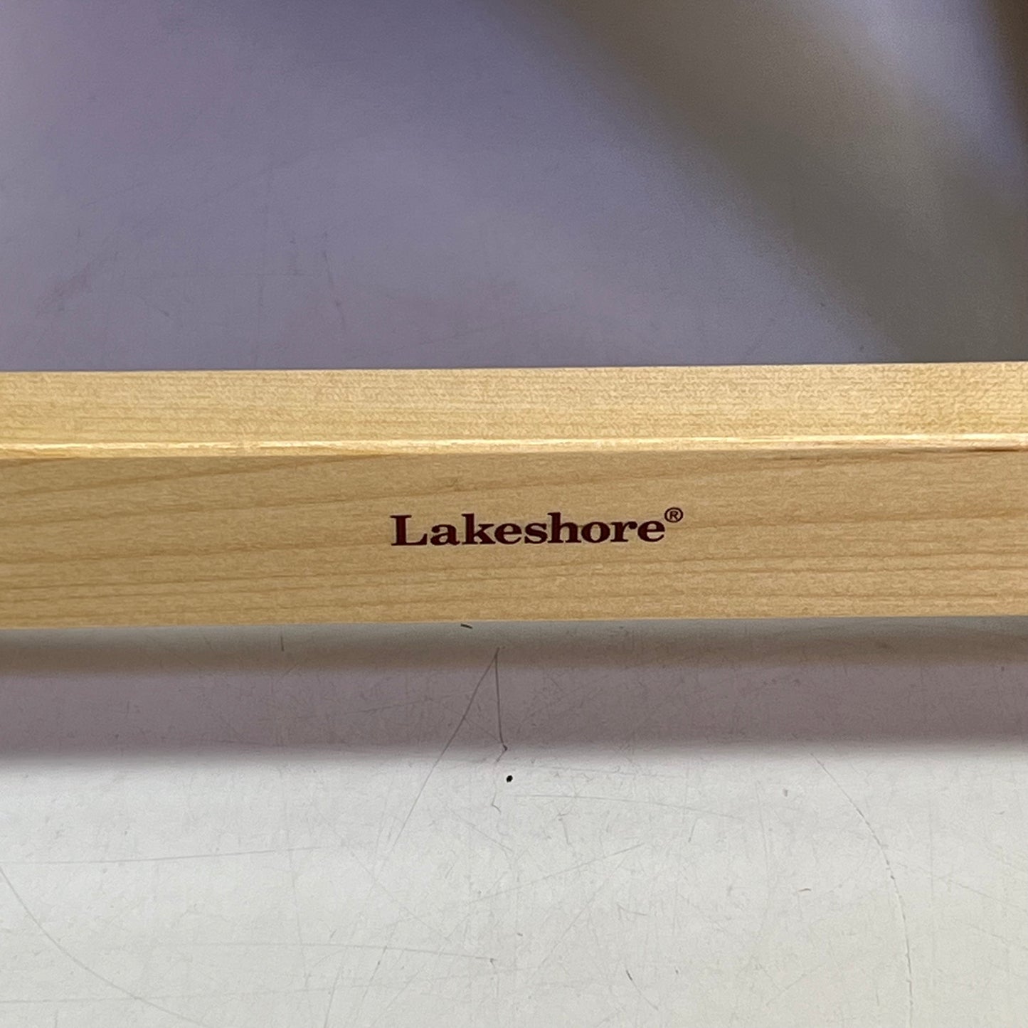 LAKESHORE Hardwood Doll High Chair 11"w x 10 1/4"d x 21 1/2"h Tan EE557