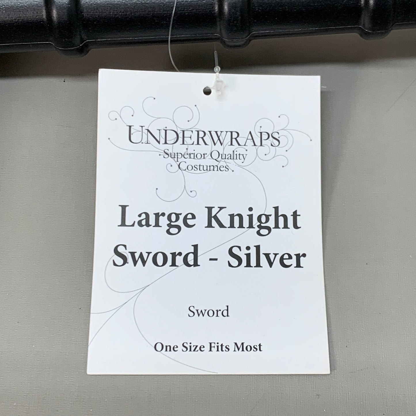 UNDERWRAPS (3 Pack) Large Knight Sword Silver, Gold & Bronze 47" 28760 (New Other)
