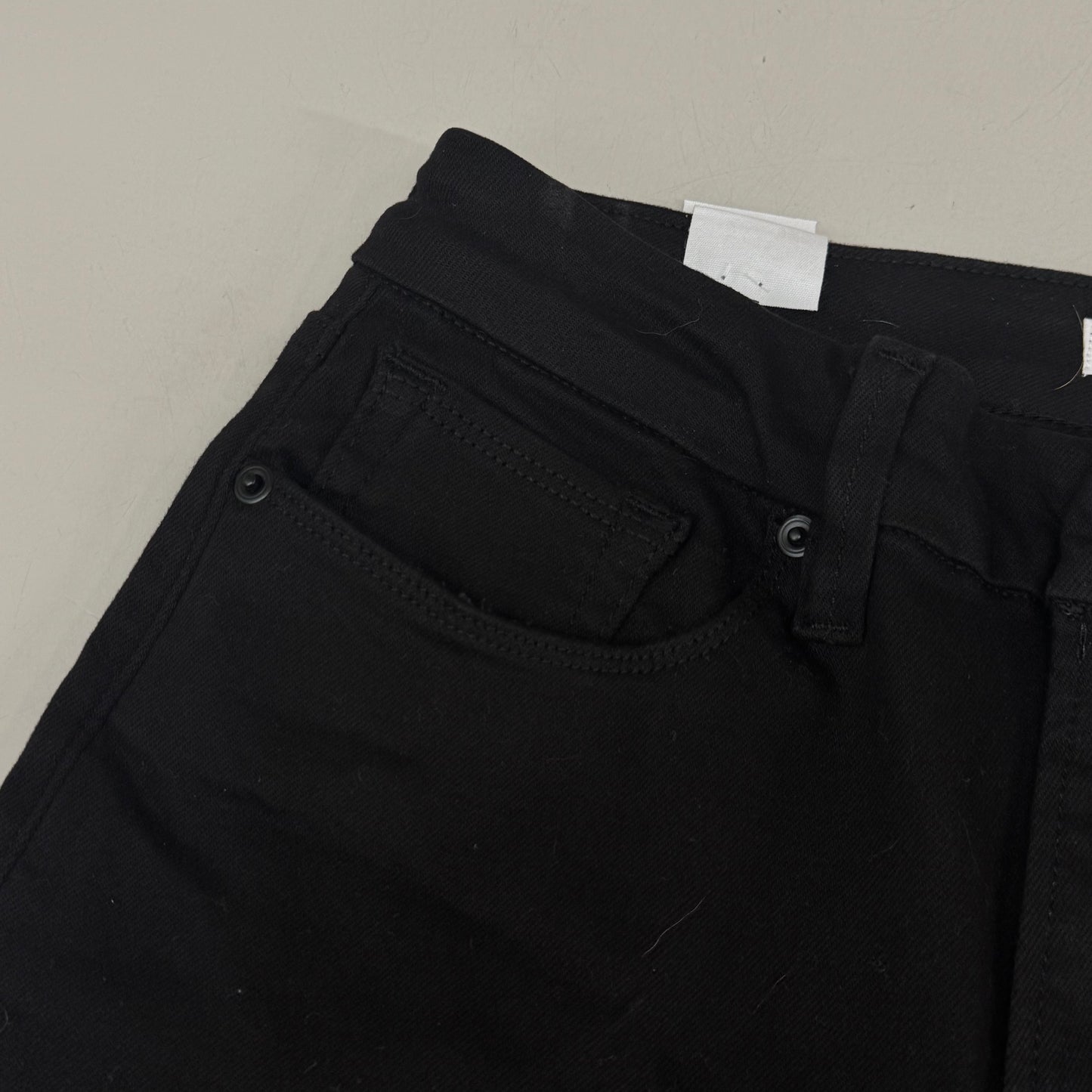 GOOD AMERICAN Good Classic Bootcut Jeans Women's Sz 8 Black001 GCB47SBTE