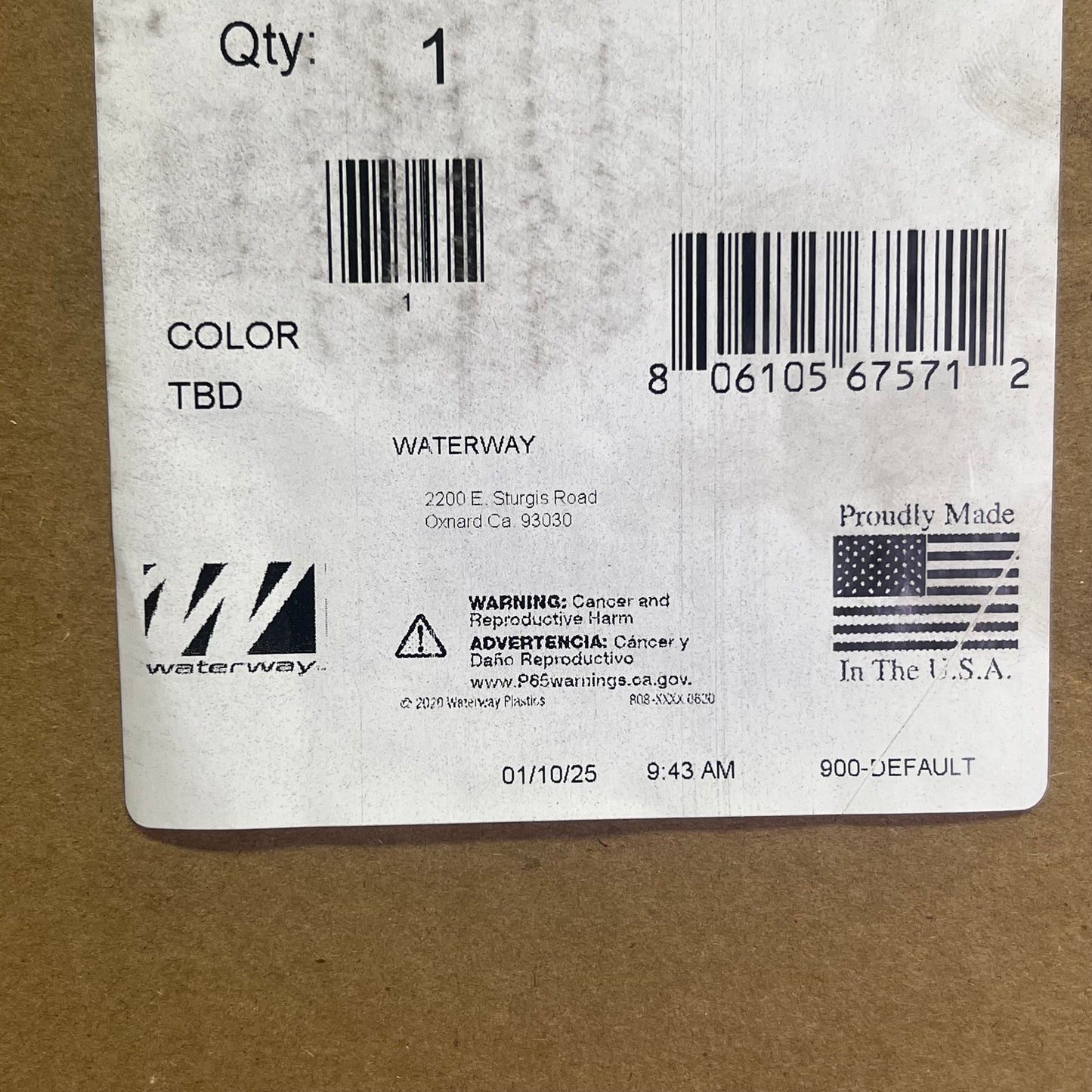 WATERWAY 2" Top Load Filter W/ Cartridge & Plug For Pool 35 Sq ft 502-5180