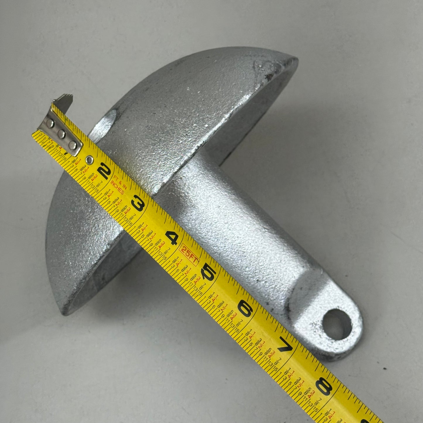 ATTWOOD Aluminum-Plated Cast Iron Steel Mushroom Anchor 15lbs Silver