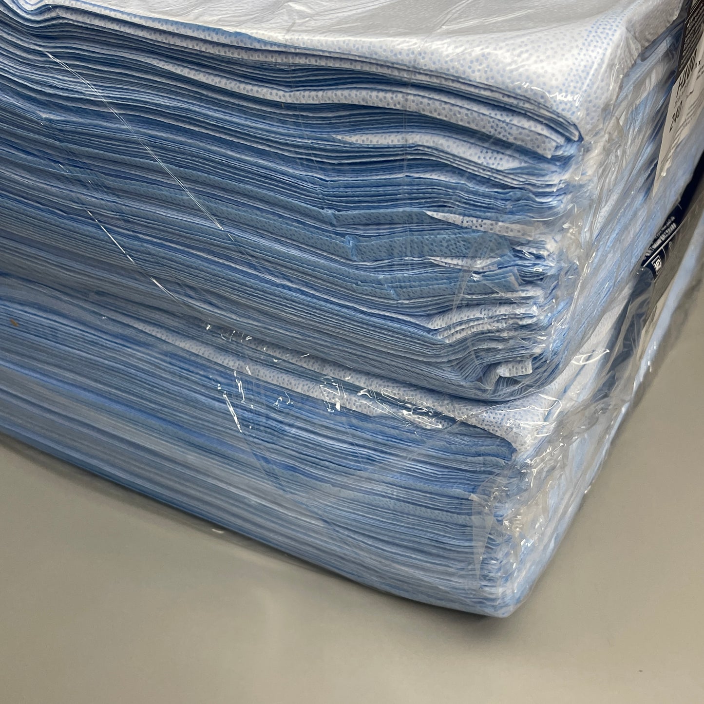 HALYARD 480-PACK! Quick Check Sterilization Wrap H100 15" x 15" Light Blue 34170