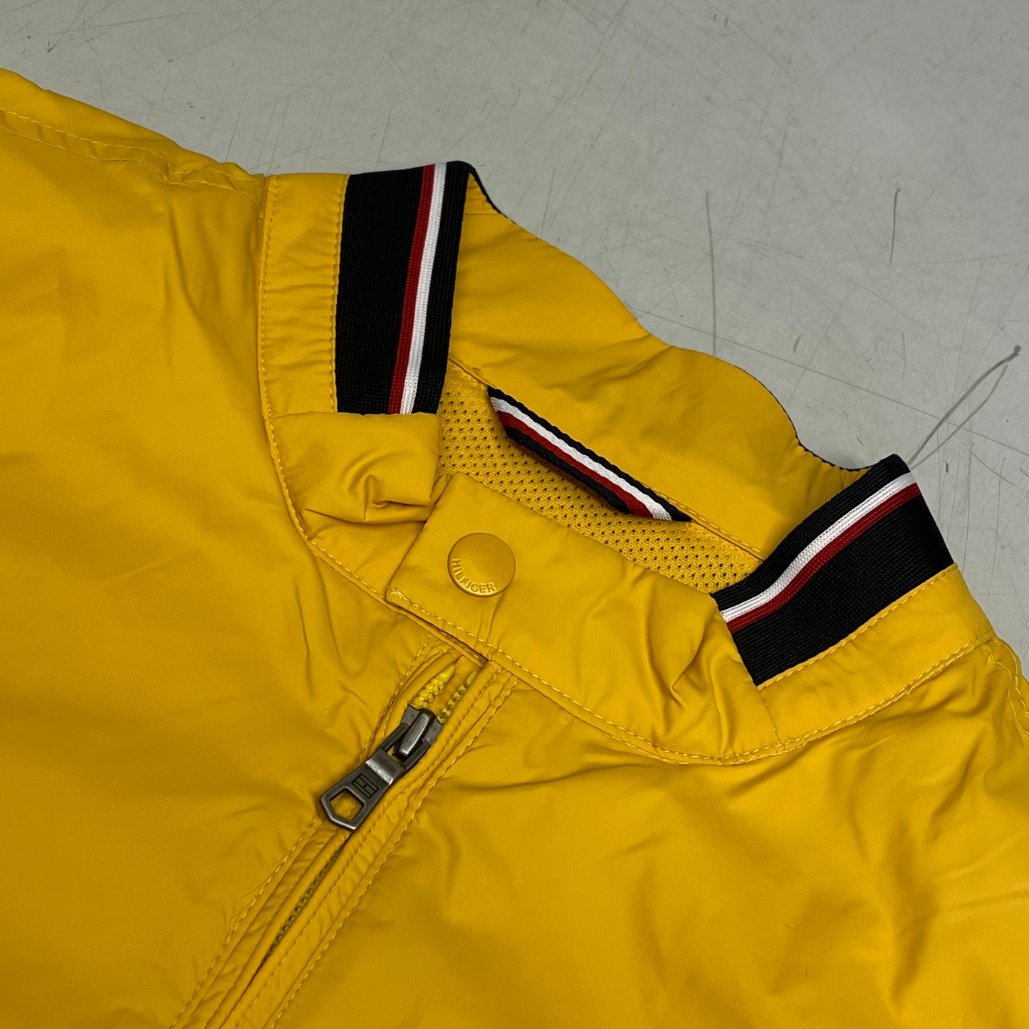 ZA@ TOMMY HILFIGER Spring Bomber Jacket Men's Sz XL Yellow 152AP680