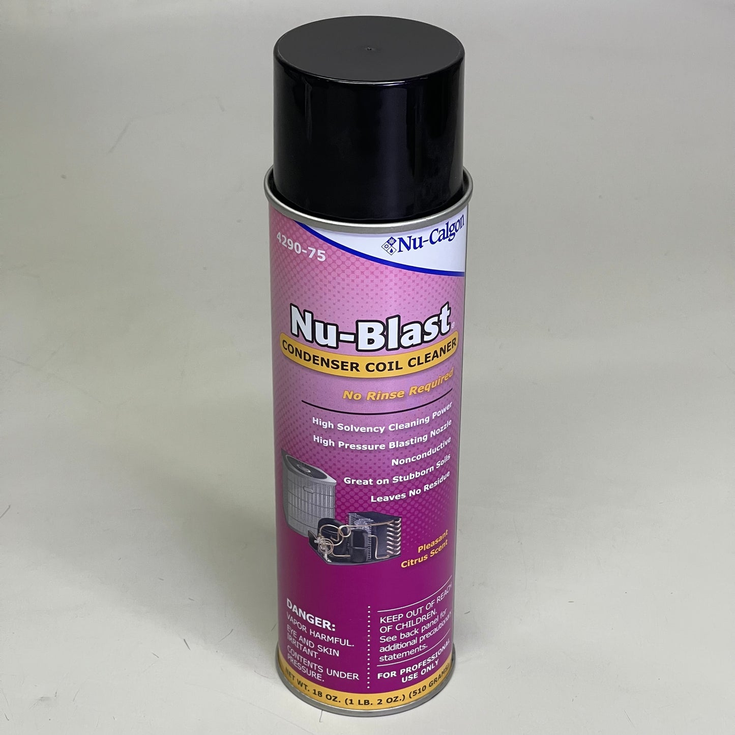 NU-CALGON (2 PACK) Nu-Blast Condenser Coil Cleaner 18 oz 2RZW5