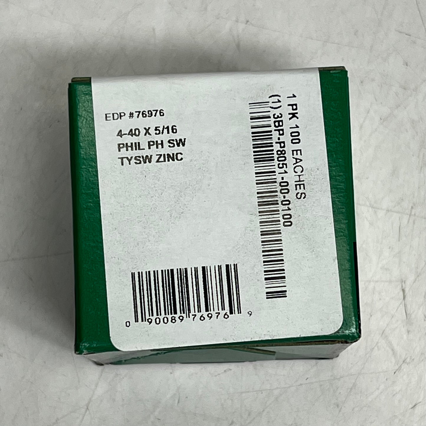 ZA@ STANLEY (5 PACK, 100 EACH) Philips Drive Pan Head Zinc 4-40 x 5/16" Silver 3BP-P8051-00-0100 C