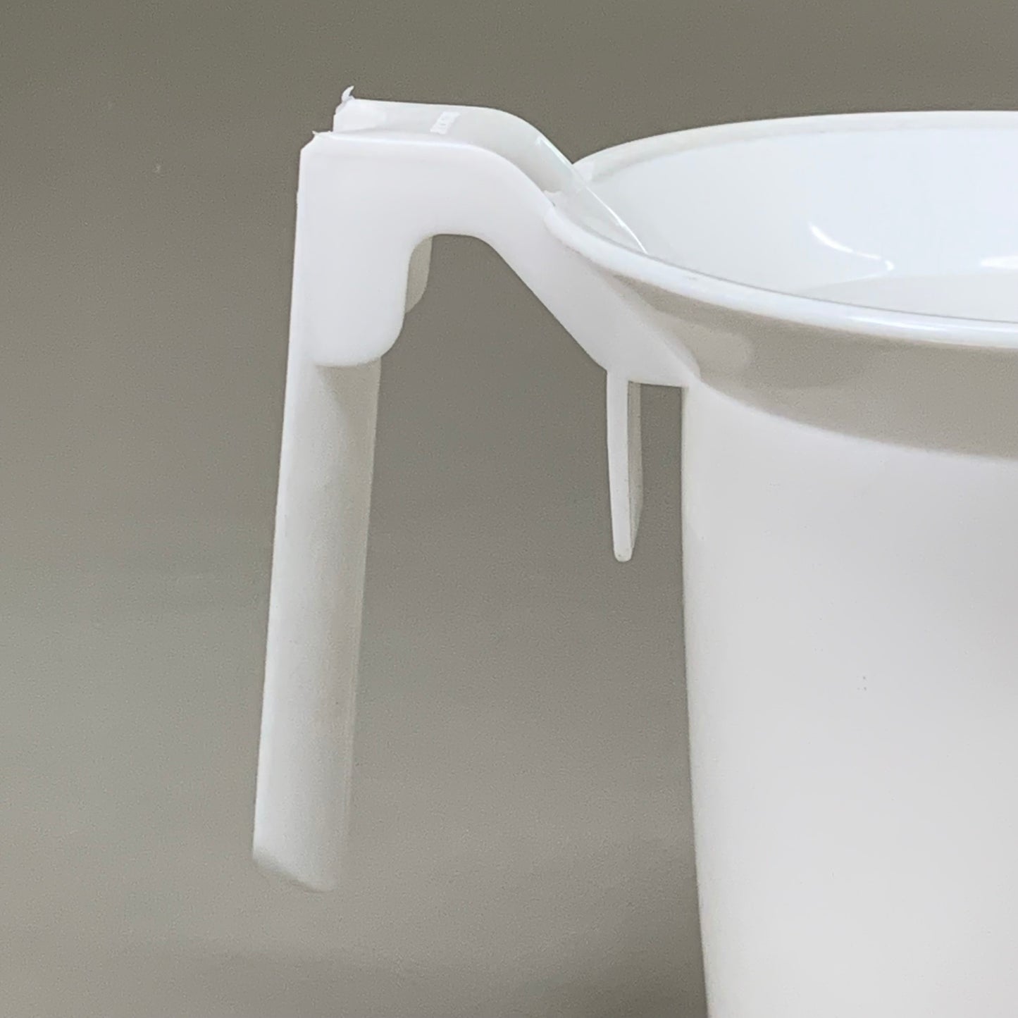 ZA@ VALUE PLUS (12 PACK) Toilet Bowl Caddy Holds Variety of Toilet Mops White Damaged Packaging