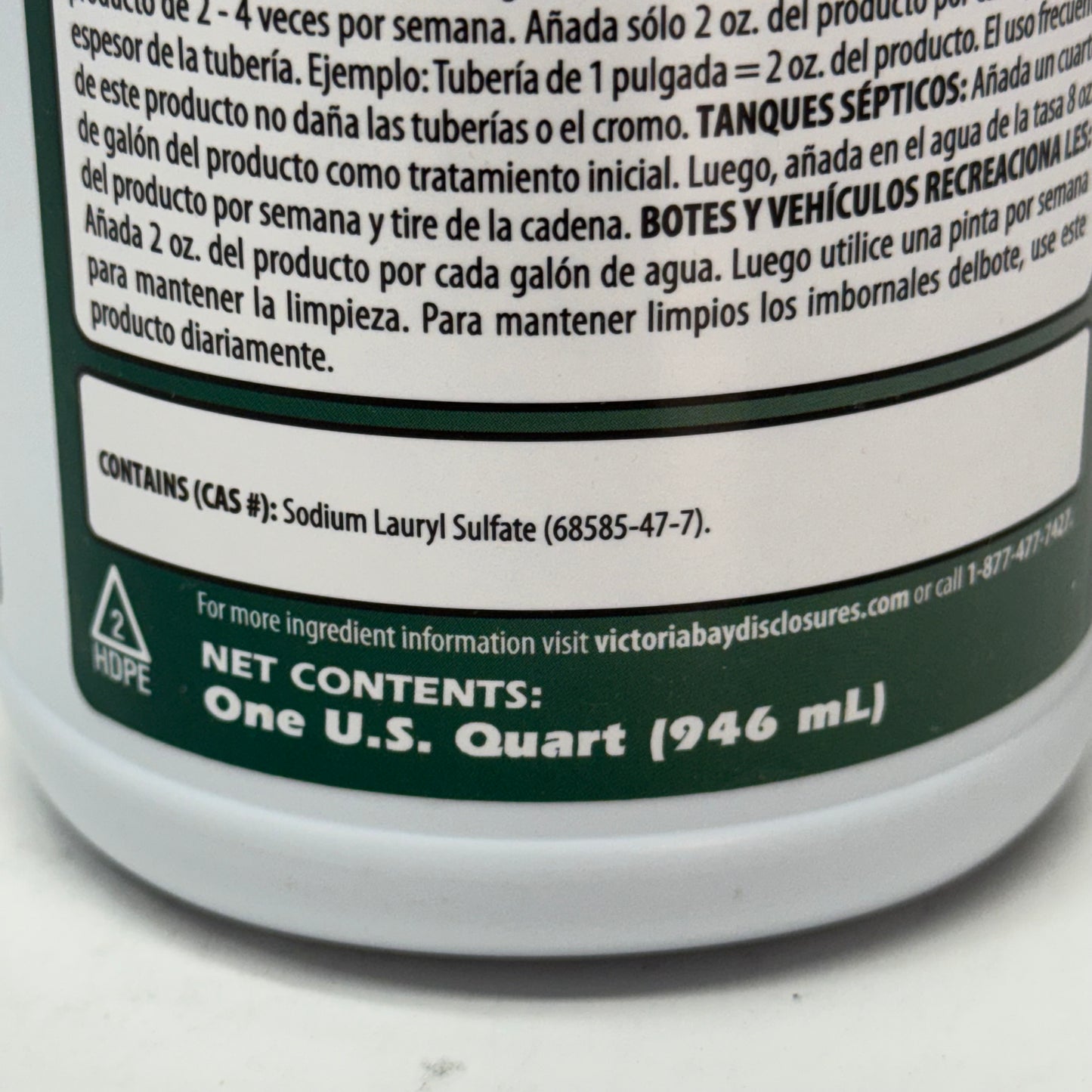 VICTORIA BAY (12 PACK) Heavy-Duty Banner Liquid Enzymes Bio Cultures 32 fl oz. D00017