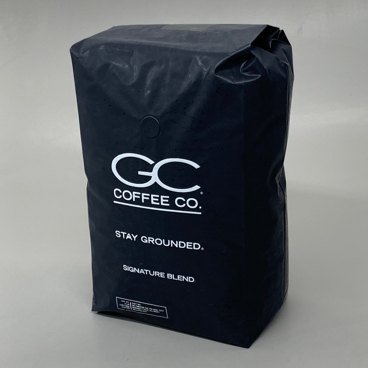 GC COFFEE CO. Stay Grounded Signature Blend Coffee Whole Beans 5 Pound Bag