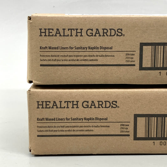 HEALTH GUARDS (500 PACK) Waxed Paper Liners For Sanitary Napkin Disposal HS-6141