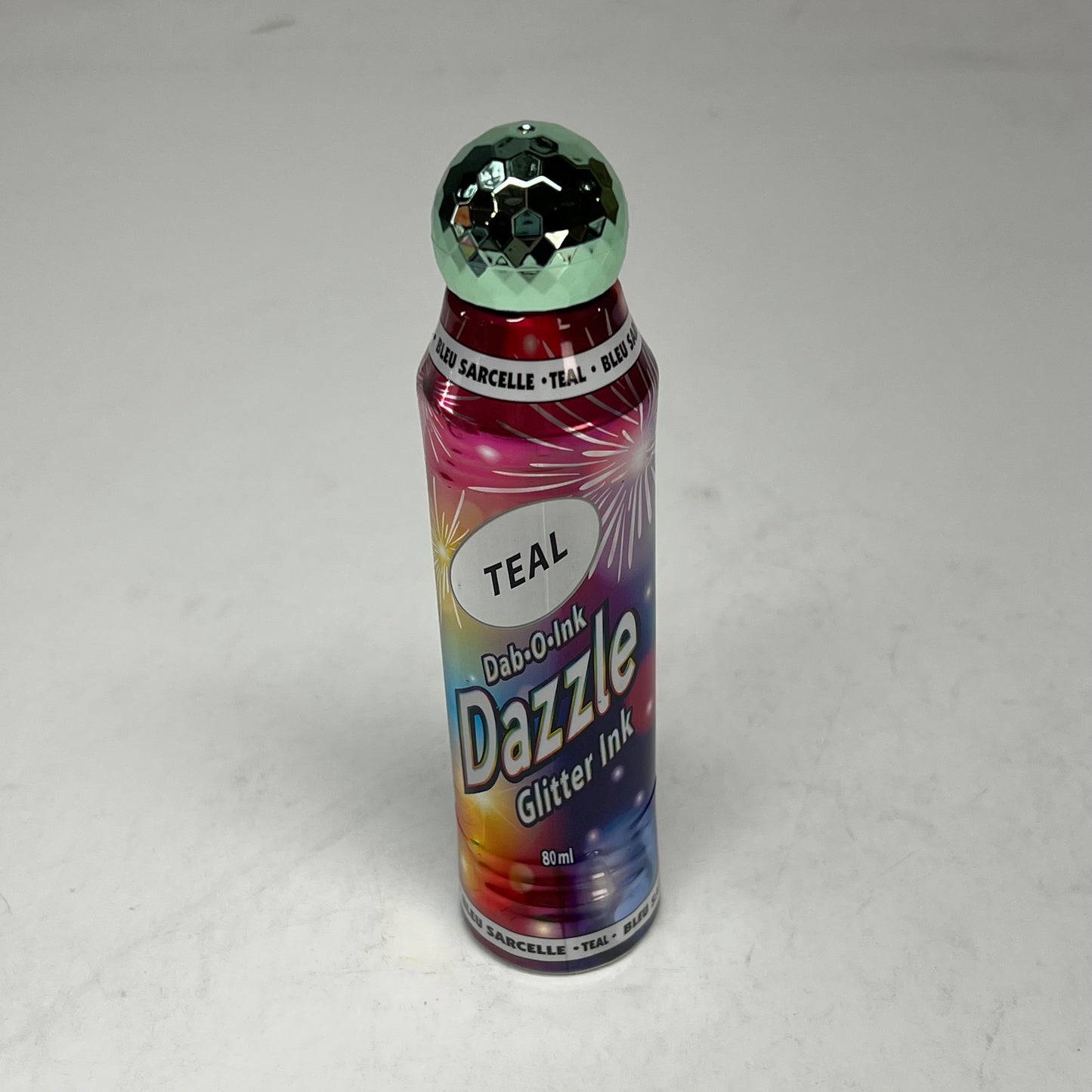 DAB O INK (12 PACK) Dazzle Shimmery Glitter Ink Bingo Dot Marker 80 Ml Teal A26