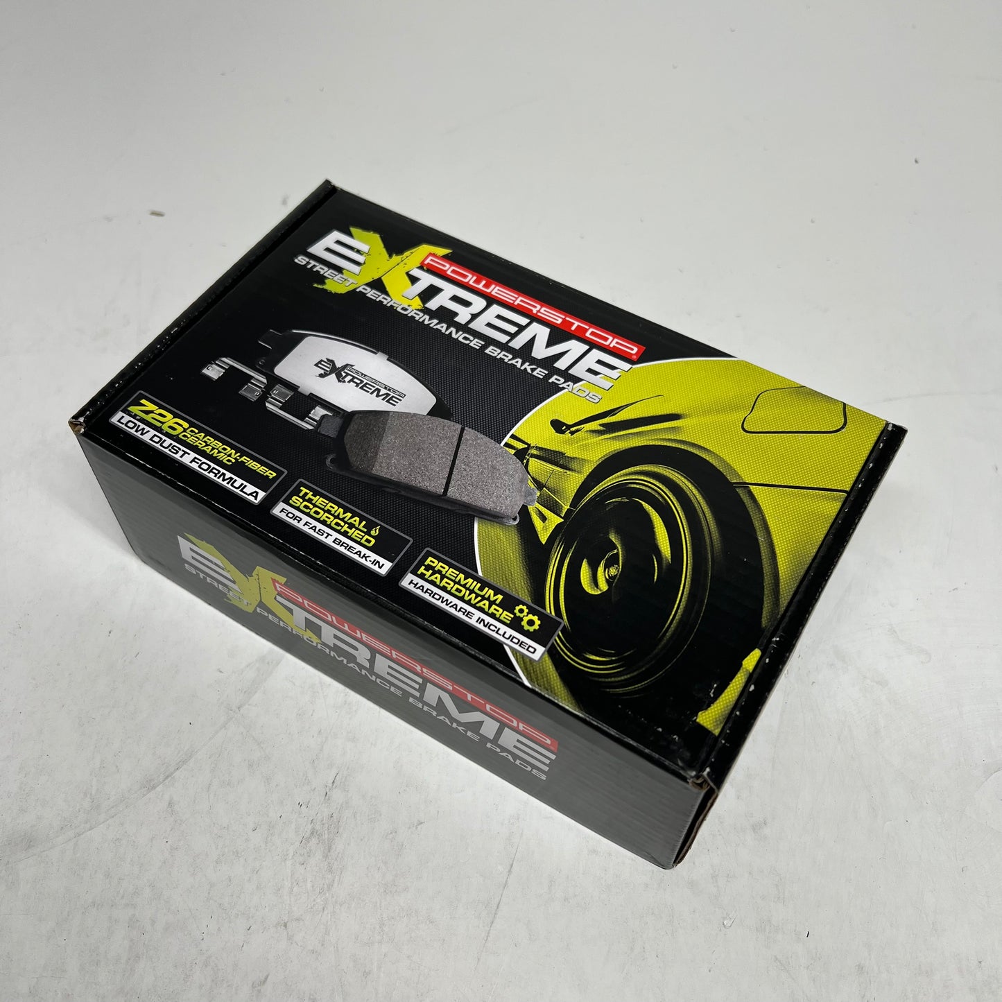 POWER STOP Street Performance Carbon Fiber Ceramic Brake Pads Kit Z26-2118