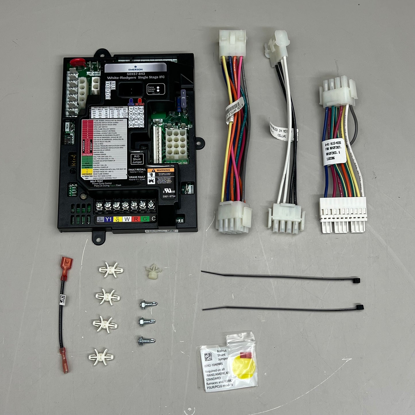 WHITE ROGERS EMERSON Integrated Furnace Control Black 50X57-843