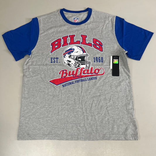 NFL G-lll Sport Bills Black Label T-shirt Men's Sz L Blue/Gray