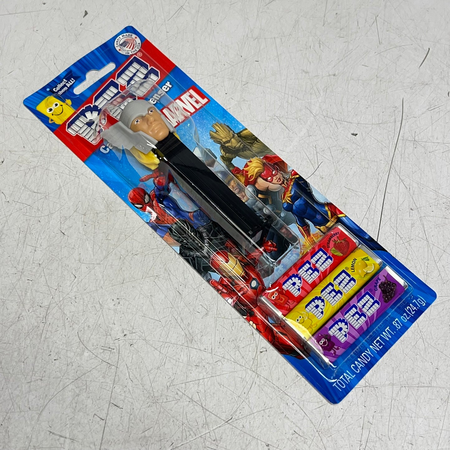 PEZ (6 PACK) Marvel Assorted Characters Candy Dispensers W/ Candy BB 12/30