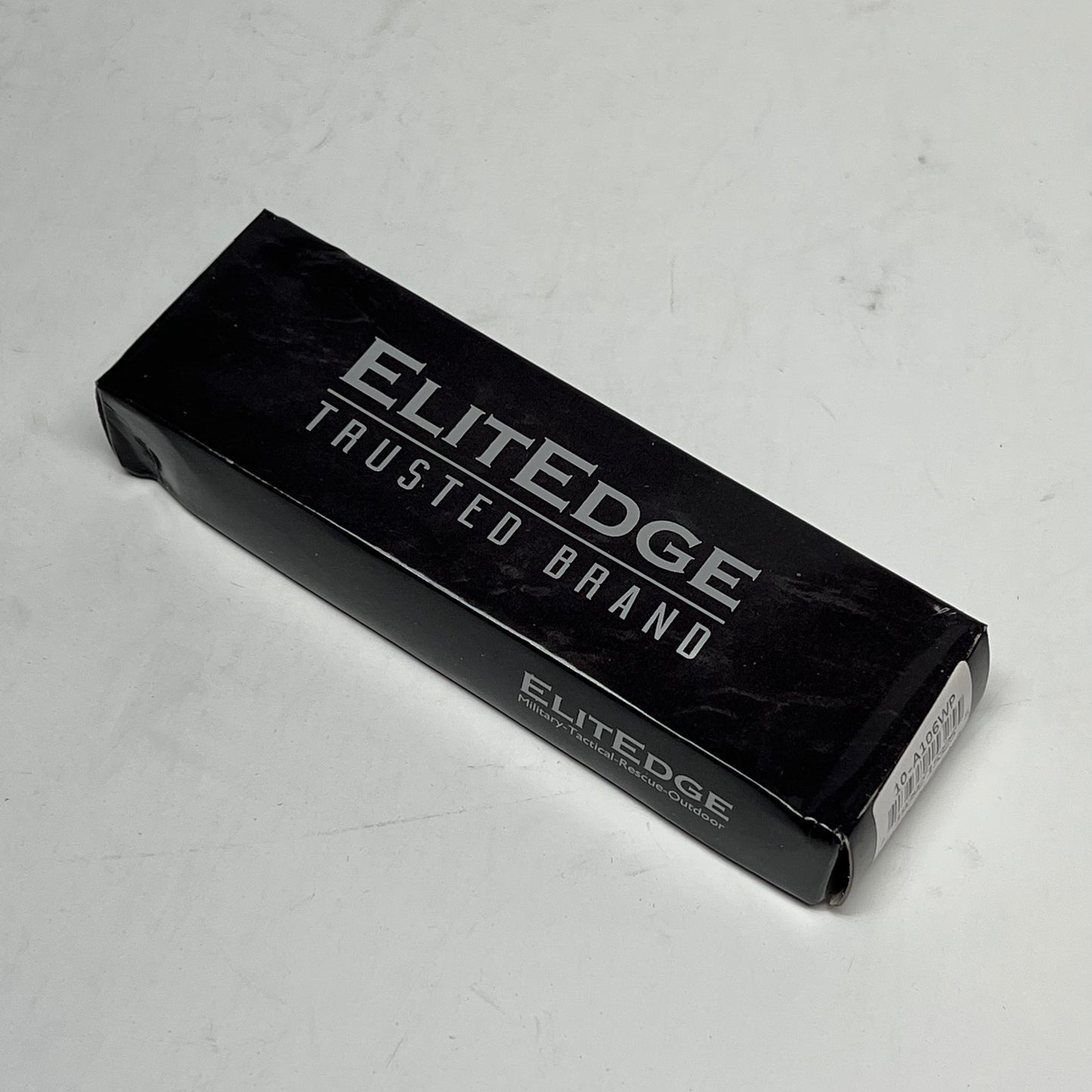 ZA@ ELITE EDGE  Liner Lock Knife Assist Open Faux Mop Handles  5.5" Long White Marble 10-A106WP