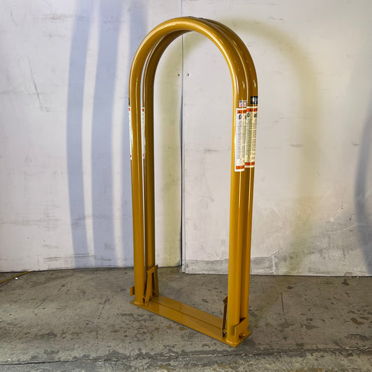 KEN TOOLS Wide Base Portable Tire Inflation Safety Cage 2 Bar Yellow T100A