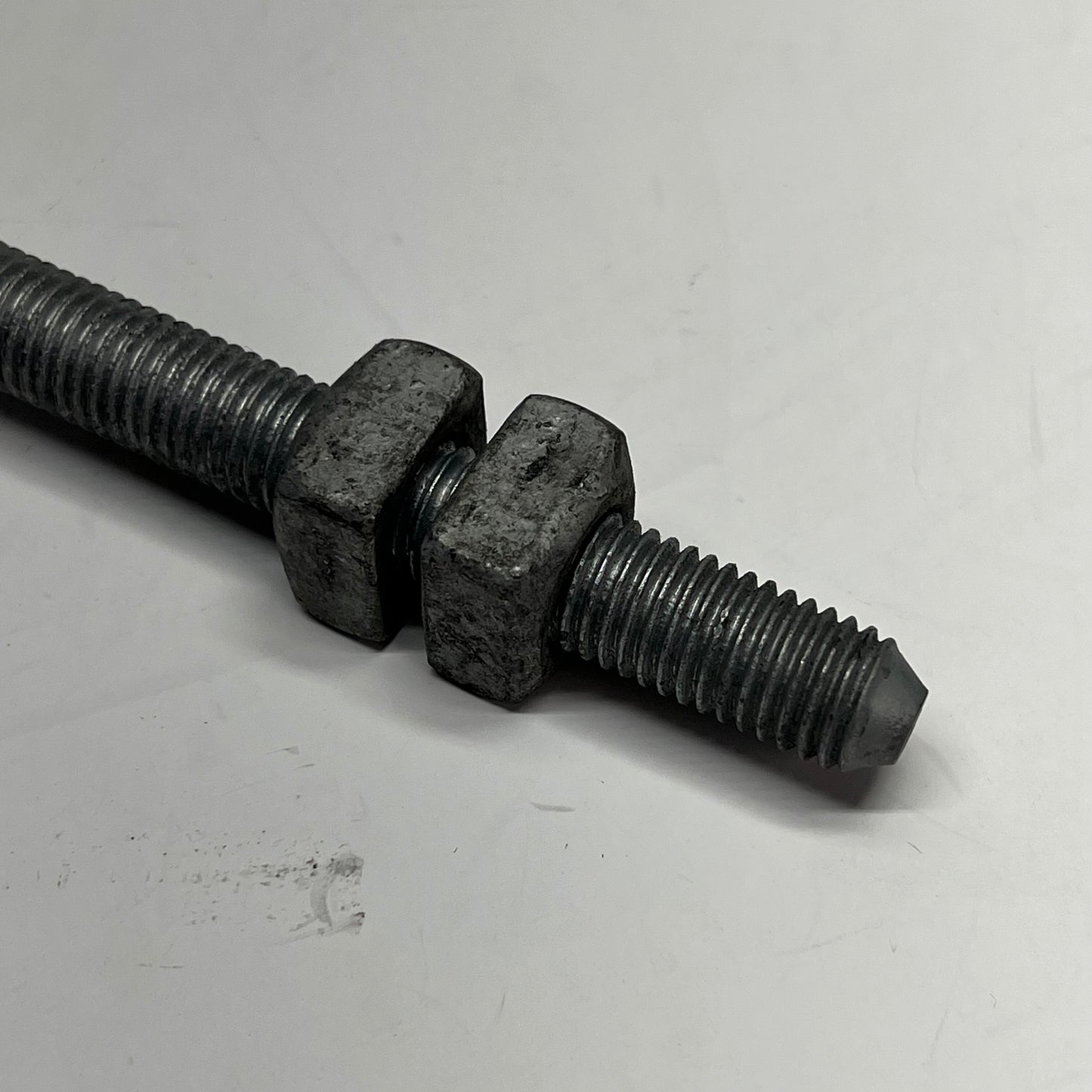 HUBBELL (20 PACK) Double Arming (da) Bolts W/ 4 Nuts Galvanized 5/8"x16" 8866