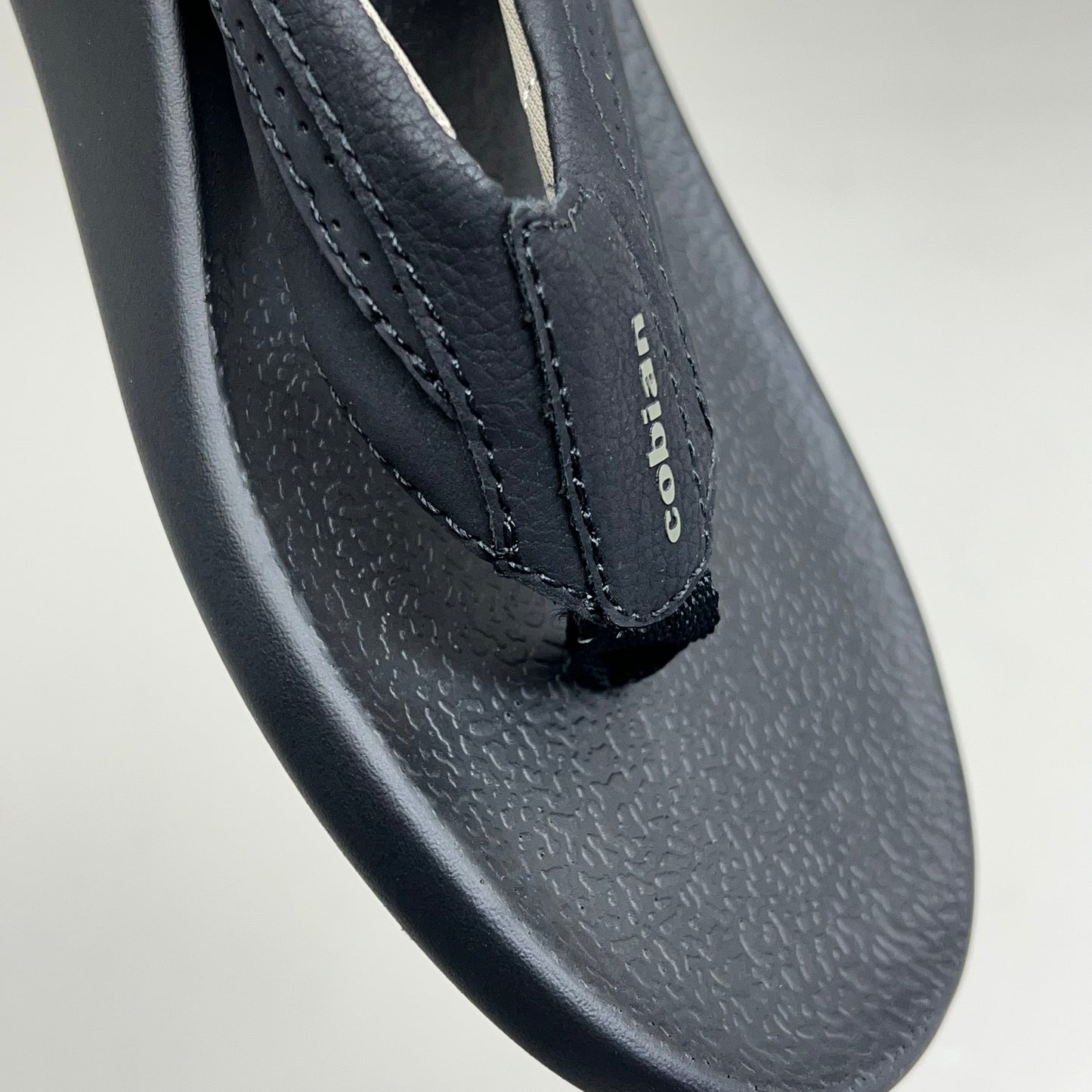 COBIAN Compass Synthetic Leather Strap Men's Sz 12, EU 45 Black COM25-001-12