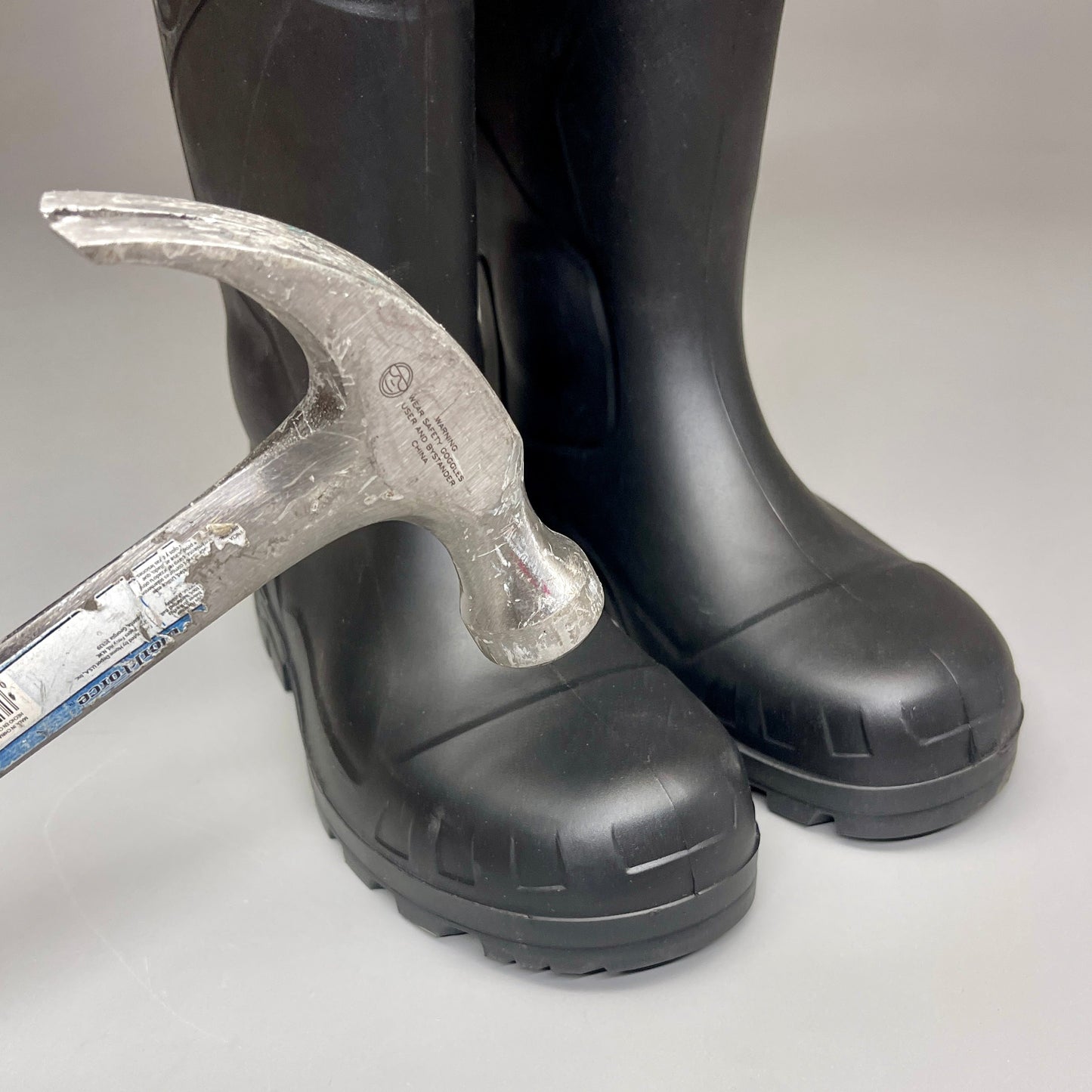 DUNLOP Steel Toe Safety Boots Waterproof Black Sz M 14 W 16 #86776