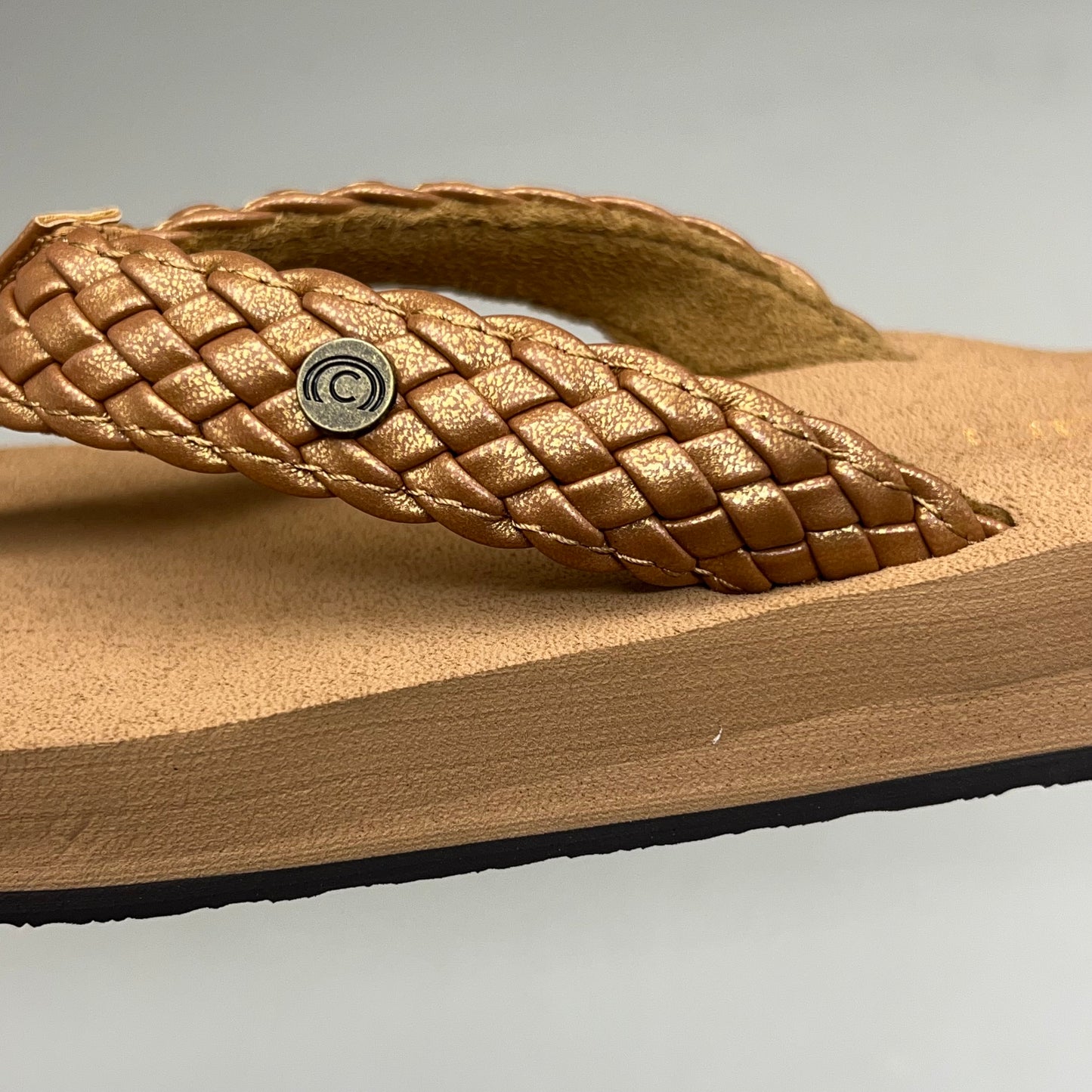 COBIAN Braided Bounce Sandals Women's SZ 7, EU 37 Chestnut BRB10-210-7