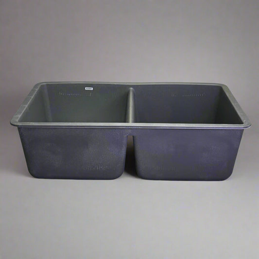 BLANCO Diamond Silgranit Double Bowl Under-mount (Cinder) 32" 441470