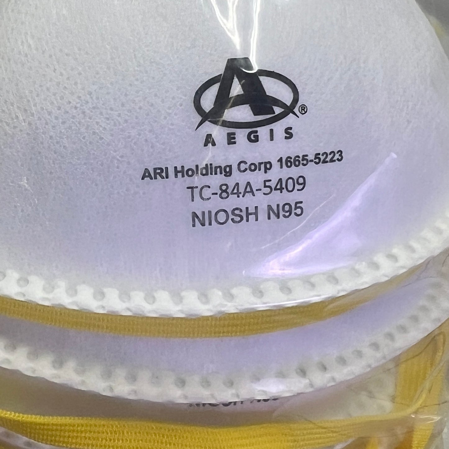 AEGIS (2 PACK, 10 per Box) N95 Disposable Respirator & Exhalation Valve 152625